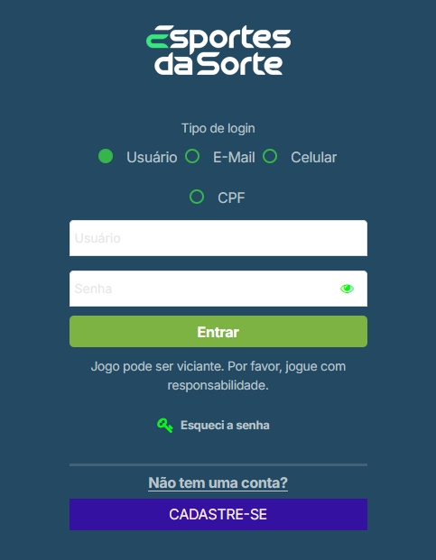 esportesdasorte-login